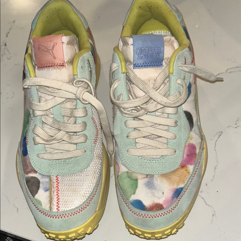 Puma x KidSuper Studios Colorful Sneakers
